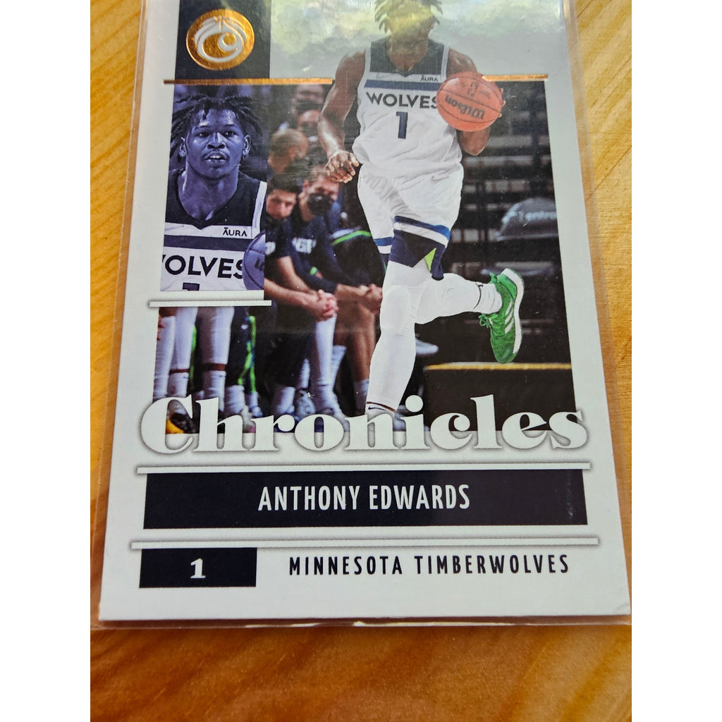 Anthony Edwards 2021-22 Panini Chronicles #8 - Bronze - Timberwolves - NBA