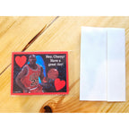 Michael Jordan 1991 Cleo Valentines - Jump Inc - NBA Properties - Hey Champ!