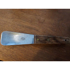 Vernco Stainless Steel 9-1/2" Ice Cream Scoop w/Rivet Wood Handle - Japan - AAA