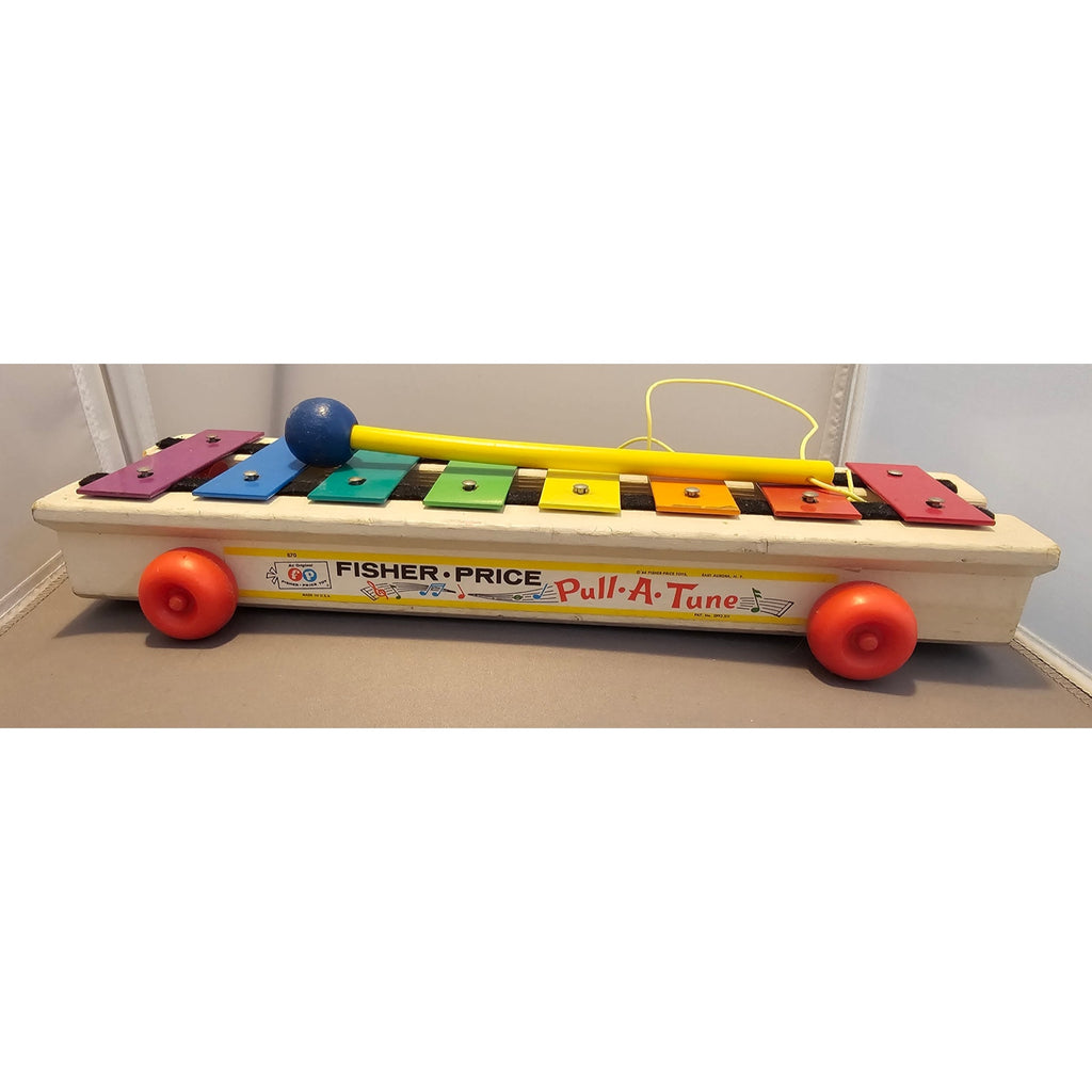 Vintage 1964 Fisher-Price #870 Pull A Tune Xylophone - Great Condition