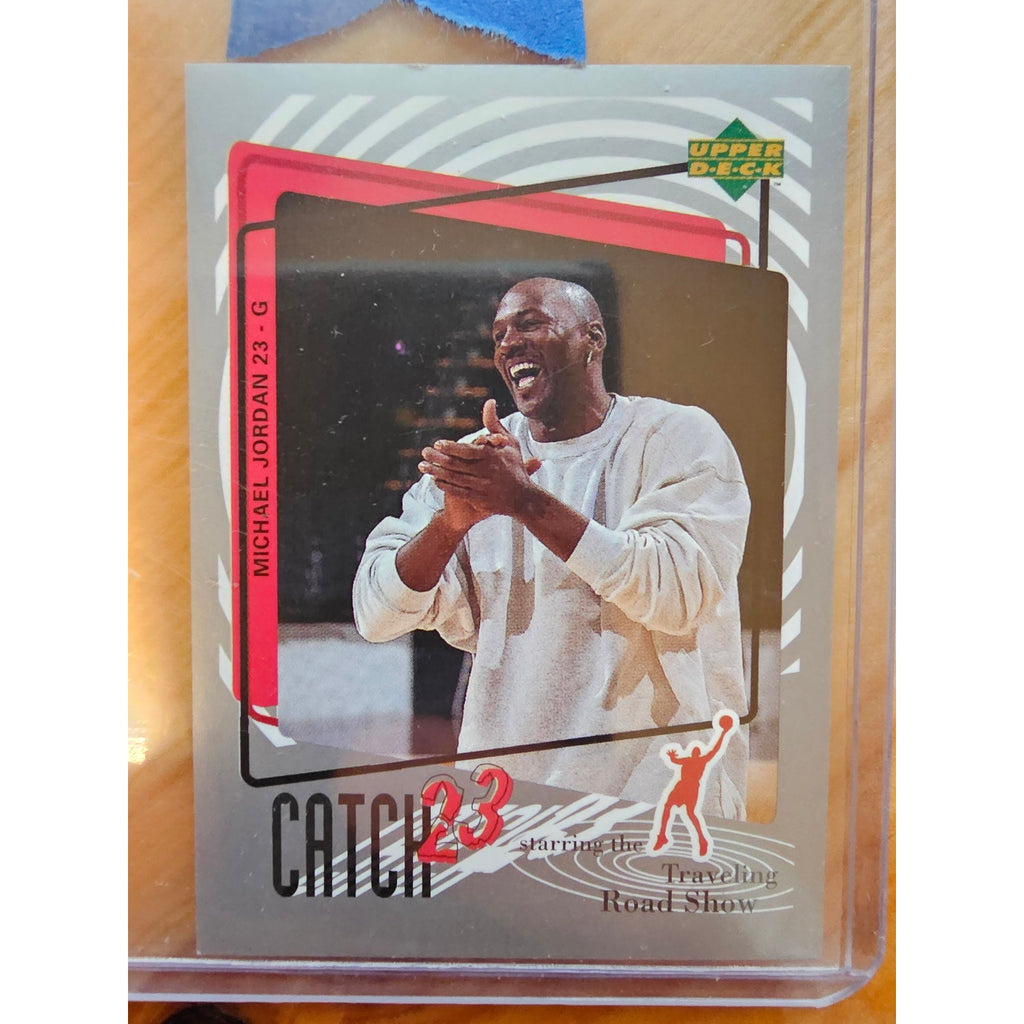 Michael Jordan 1997-1998 Upper Deck Catch 23 Sticker #MJ162 - Bulls - NBA