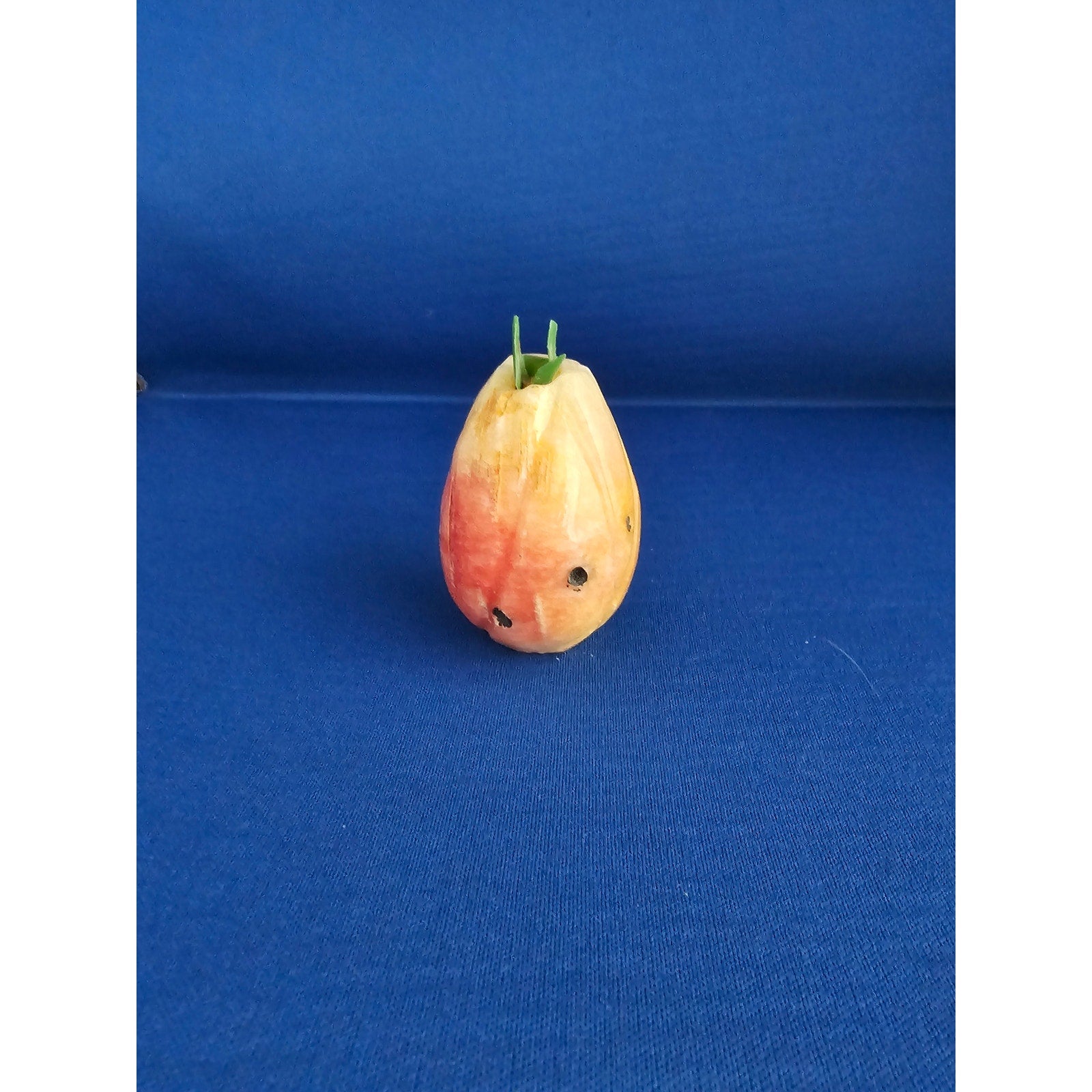 Vintage Alabaster Marble Carved Stone Fruit - Small 2-1/2" tall - Pineapple