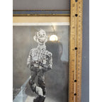 Vintage Framed Howdy Doody "Signed" Black and White Photo - 6-3/4" x 8-1/2"