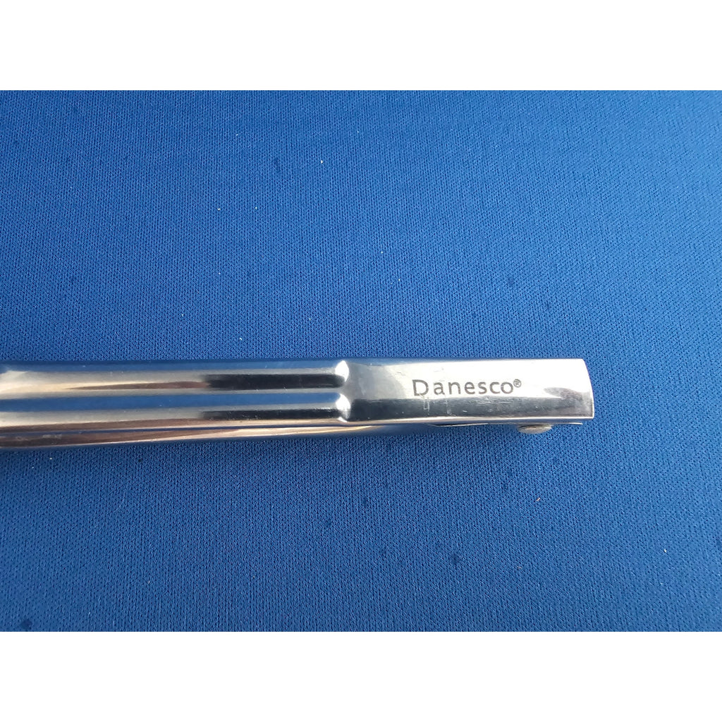 Danesco Blue Silicone/Rubber Tongs - 7" Long - used