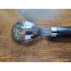 Vintage T-Fal Black Handle Metal Ice Cream Scoop