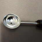 Vintage 7-1/2" Ekco Black Plastic Handled Double Ended Melon Baller/Curler