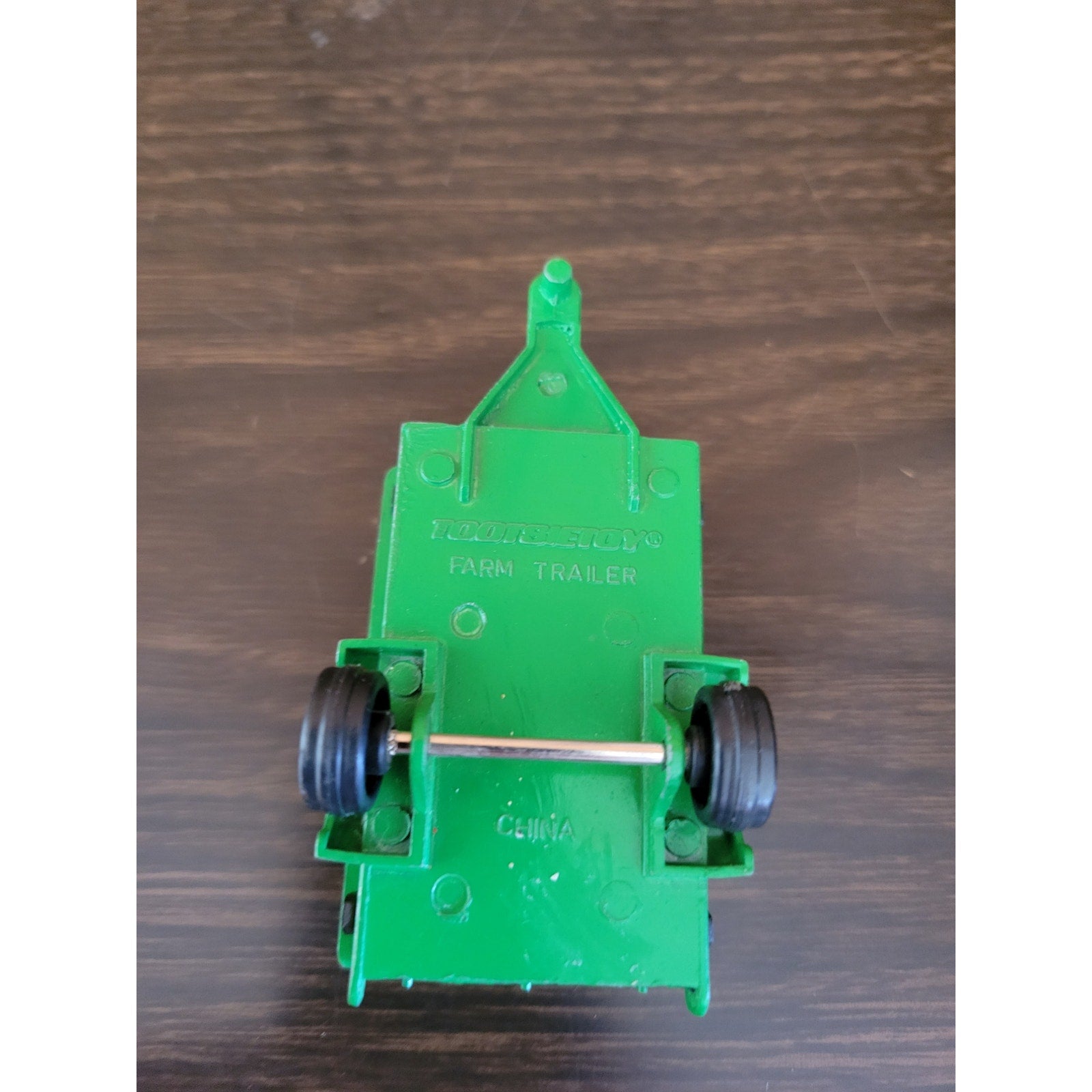 Vintage TootsieToy Green/Yellow Toy Farm Trailer