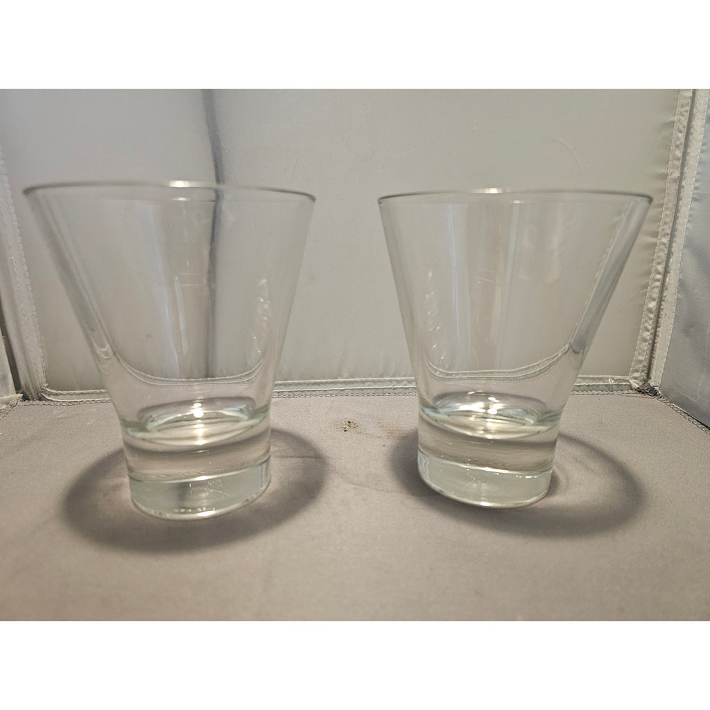 Vintage Set of 2 Libbey 11106520 - 11.8 oz Double Old Fashioned Clear Glasses