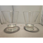 Vintage Set of 2 Libbey 11106520 - 11.8 oz Double Old Fashioned Clear Glasses