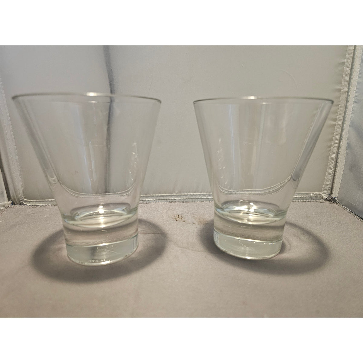 Vintage Set of 2 Libbey 11106520 - 11.8 oz Double Old Fashioned Clear Glasses