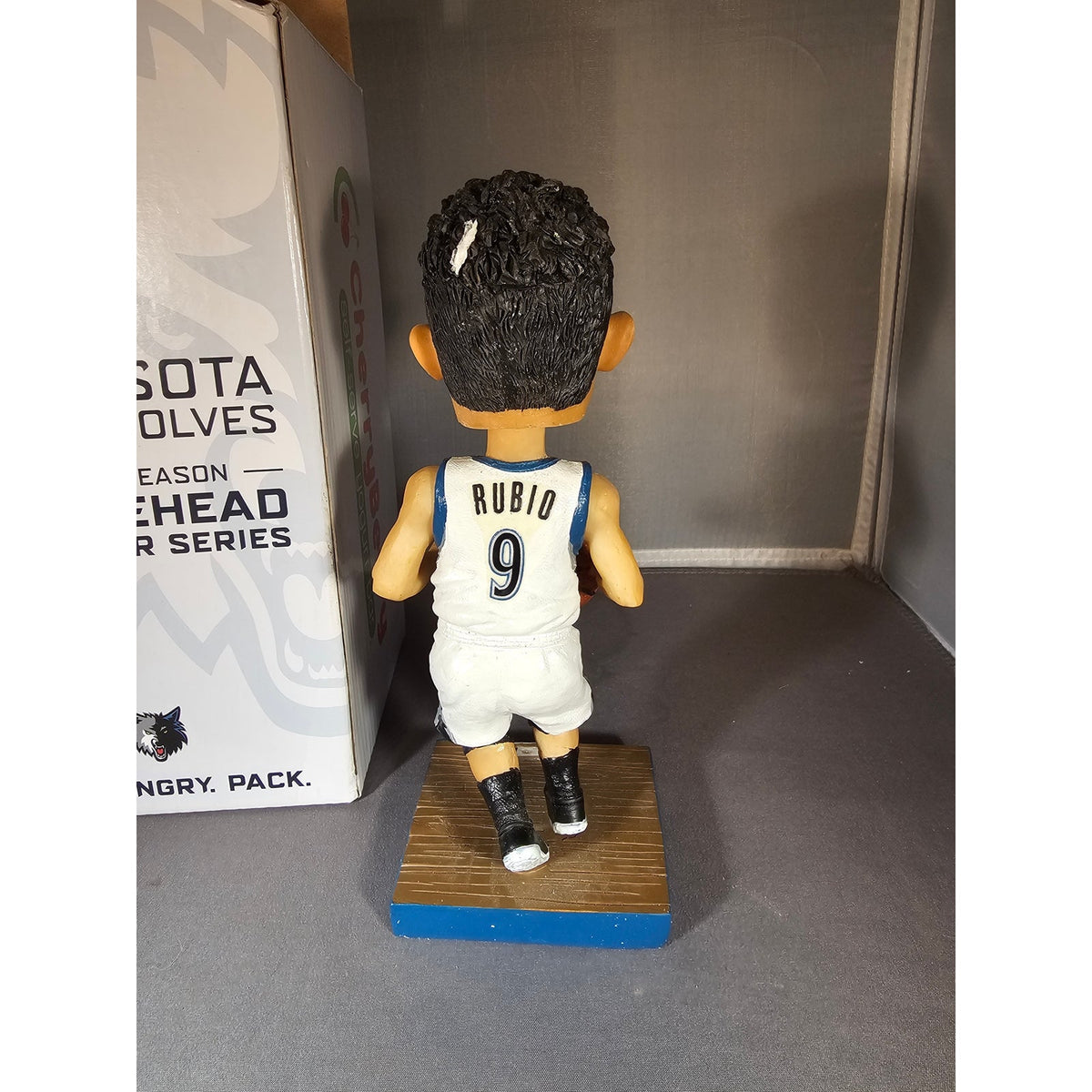 Ricky Rubio Cherry Berry Bobblehead Figure Minnesota Timberwolves SGA - 2015-16