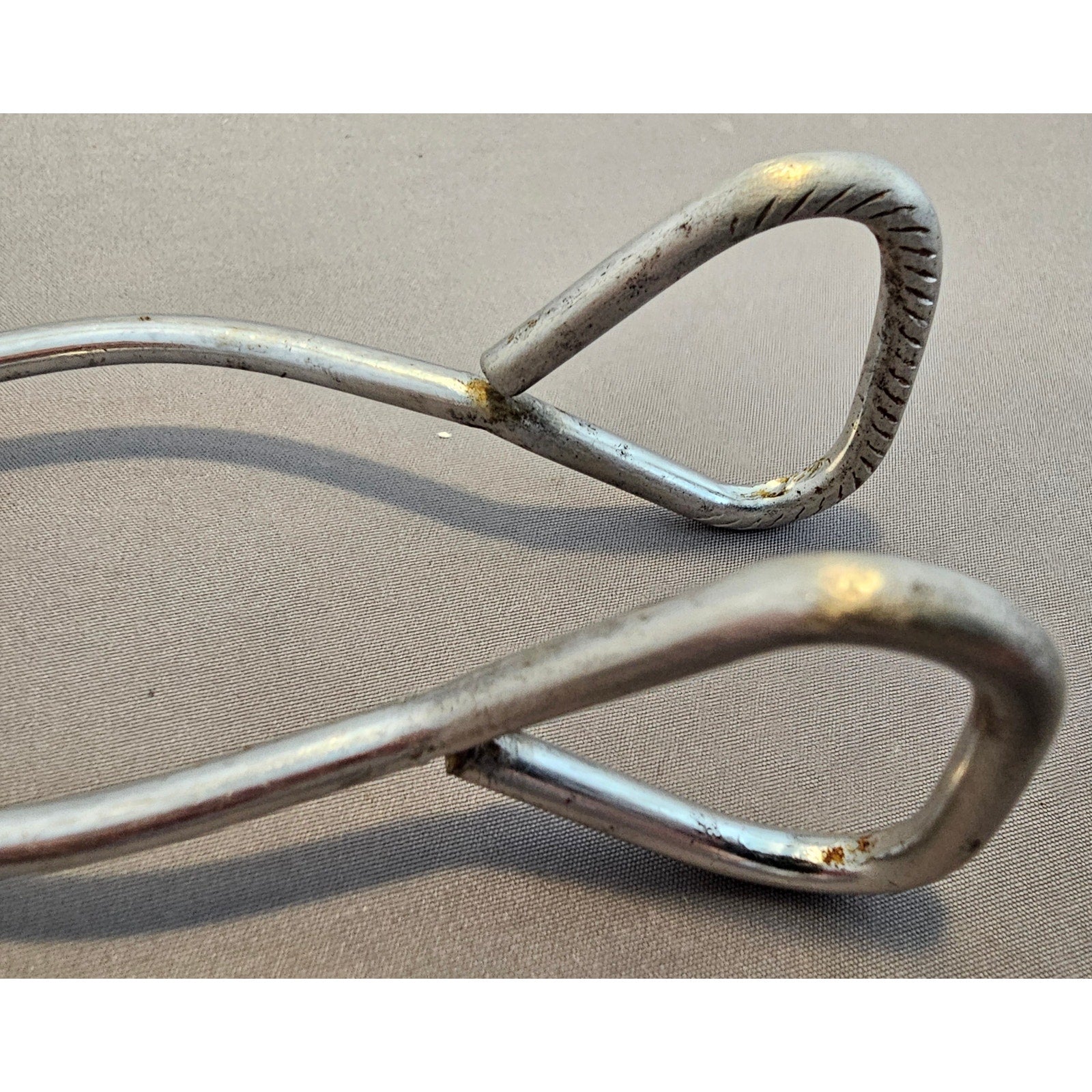 Vintage Ekco 8" (inch) Stainless Steel Tongs - USA