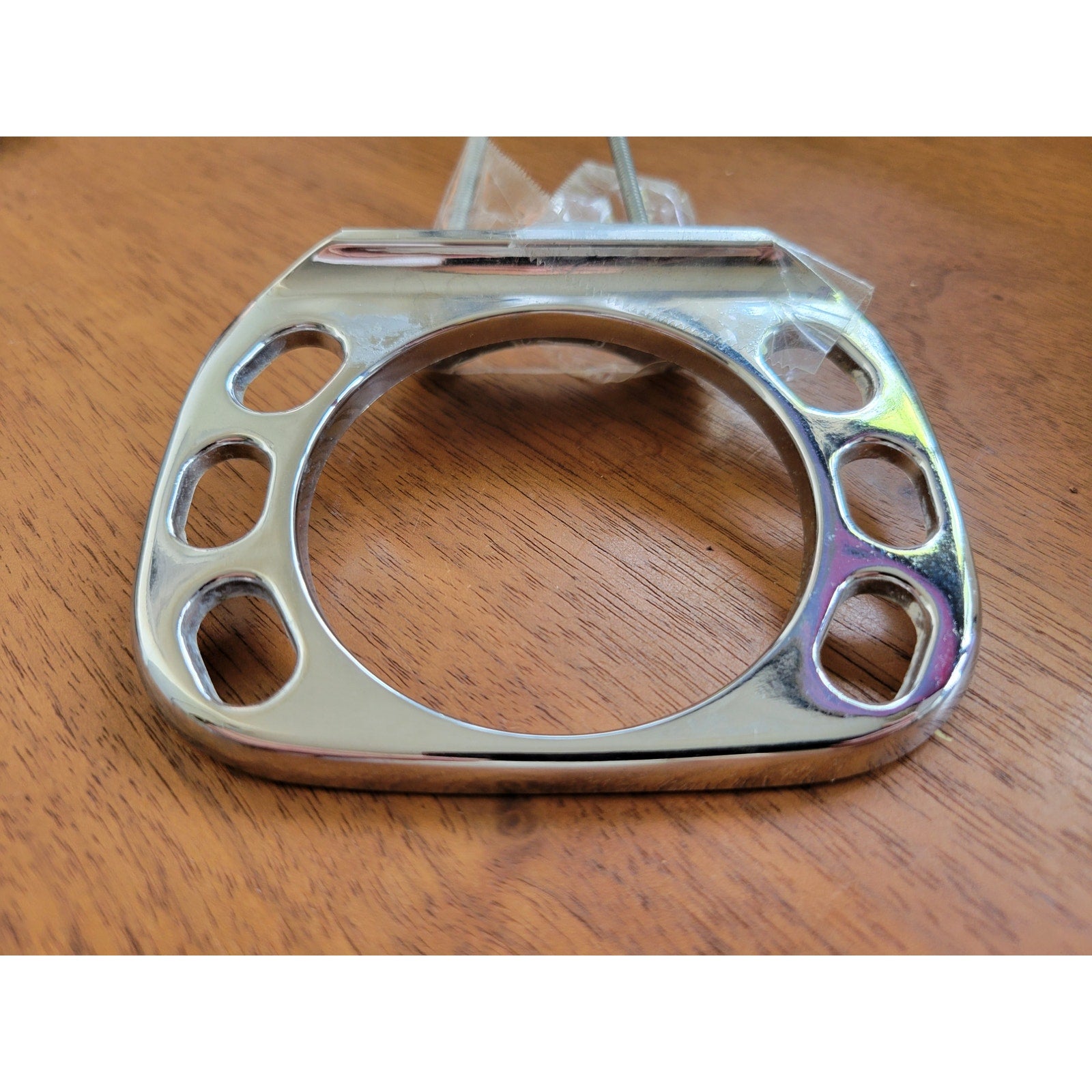 Vintage Hall Mack No. 4 Chrome Bathroom Wall 6-Brush Toothbrush and Cup Holder