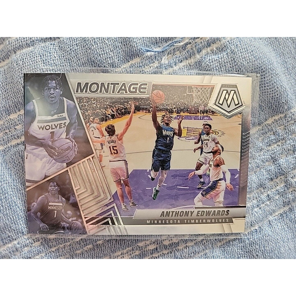 Anthony Edwards 2021-22 Panini Mosaic #17 Montage - Minnesota Timberwolves - NBA