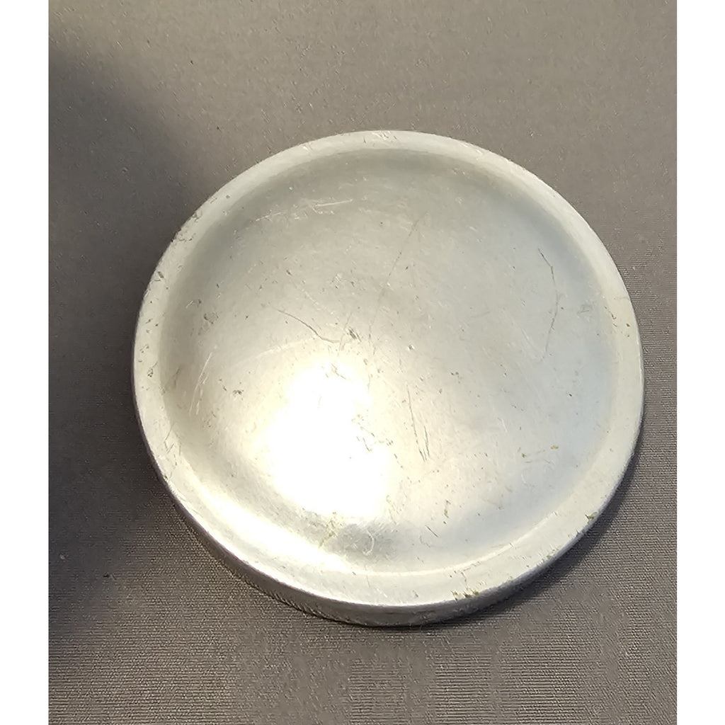 Vintage/MCM Greek Key Pink Striped Black Bar/Cocktail Shaker 9-1/4 " Tall