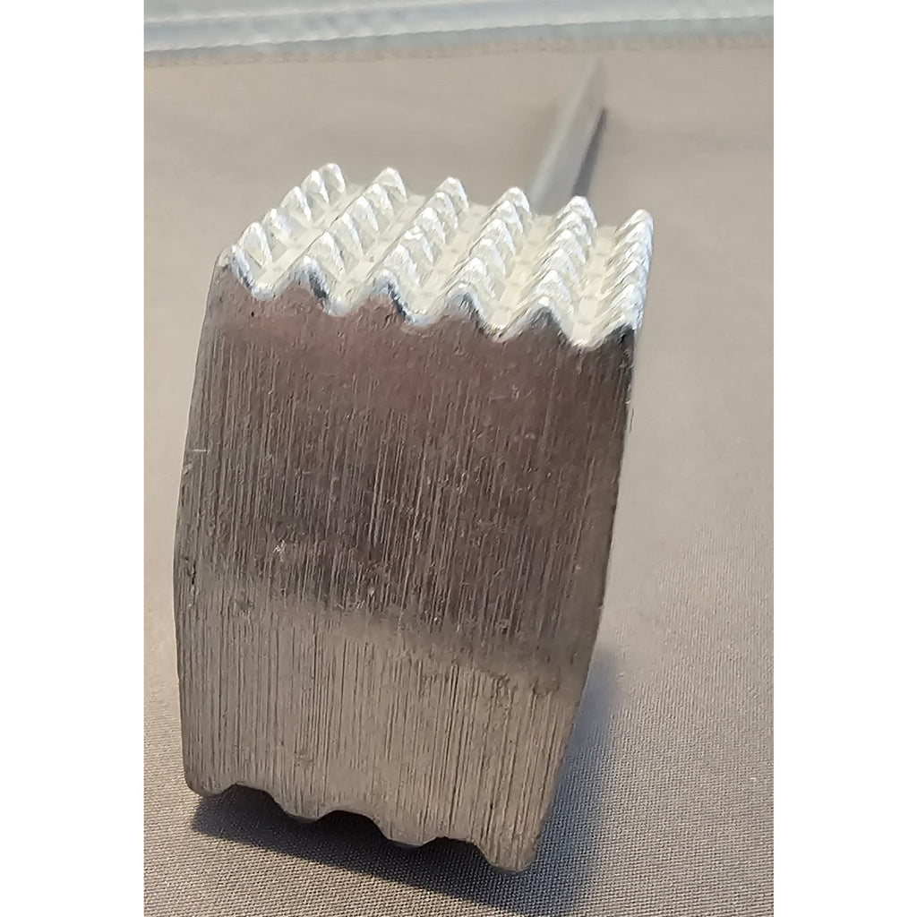 Vintage Ekco 2 - Aluminum 8" Meat Tenderizer - Fine/Coarse Pounder - Taiwan