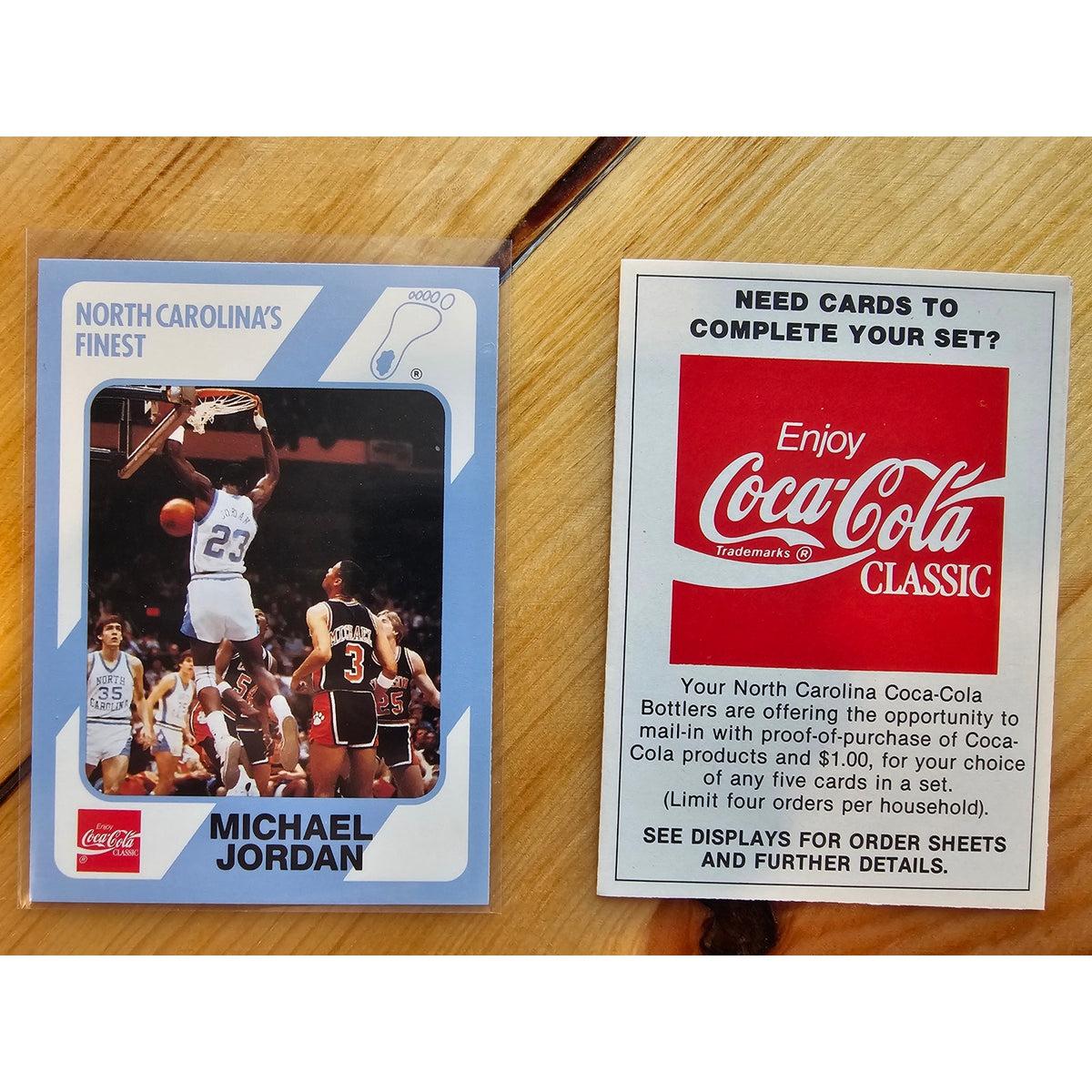 Michael Jordan 1989 Collegiate Collection #15 - Carolina's Finest - Fresh Pull