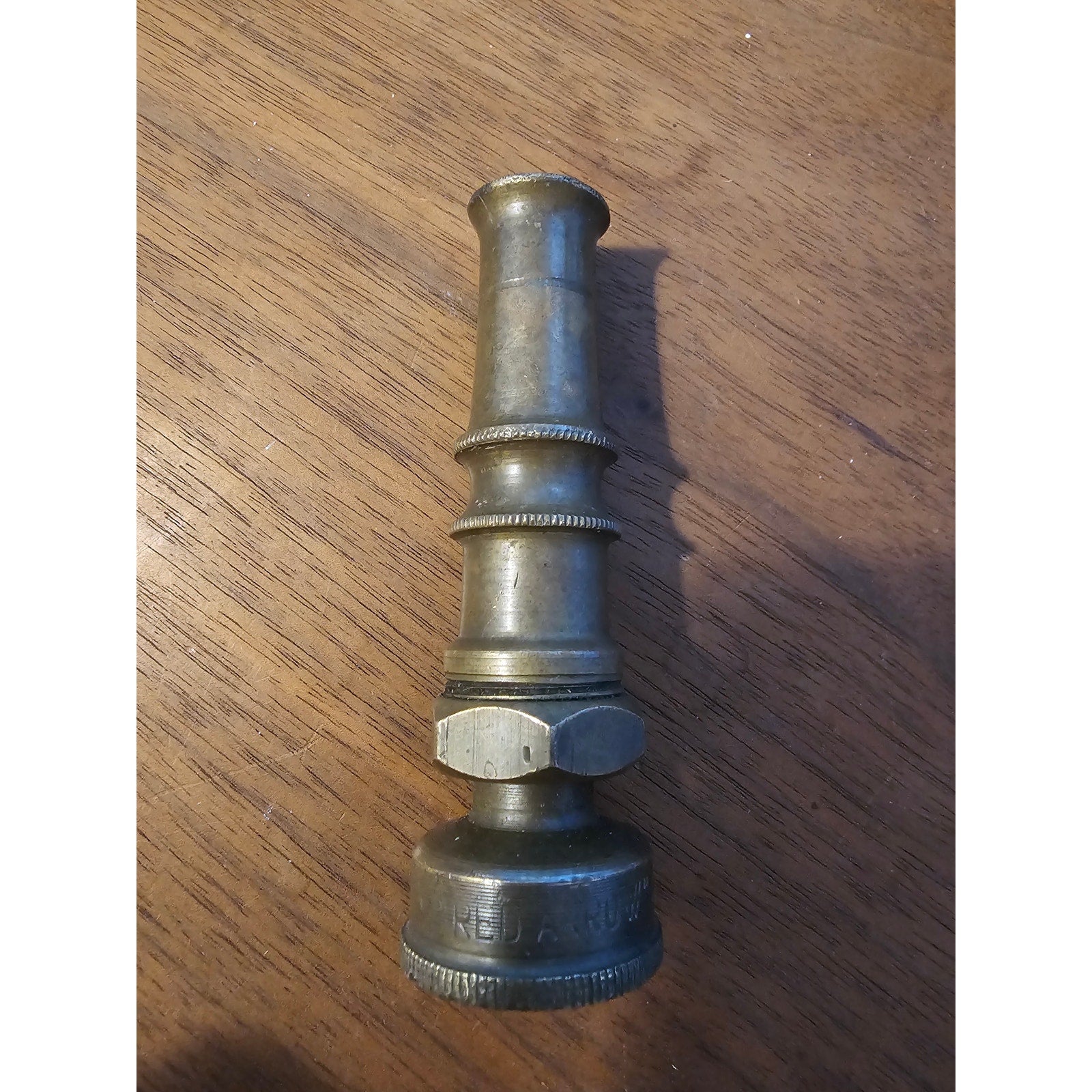 Vintage Red Arrow Brass 4 inch Garden Hose Screw-On Sprinkler Head Nozzle Italy