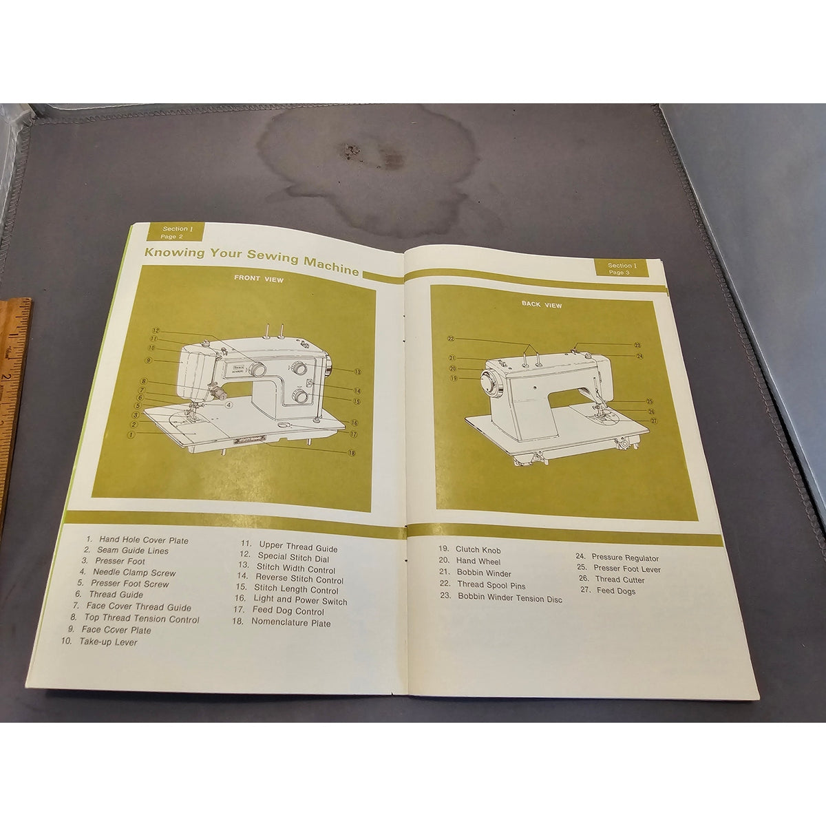 Vintage Sears Kenmore Model 1322 Zig-Zag Sewing Machine Manual/Instructions