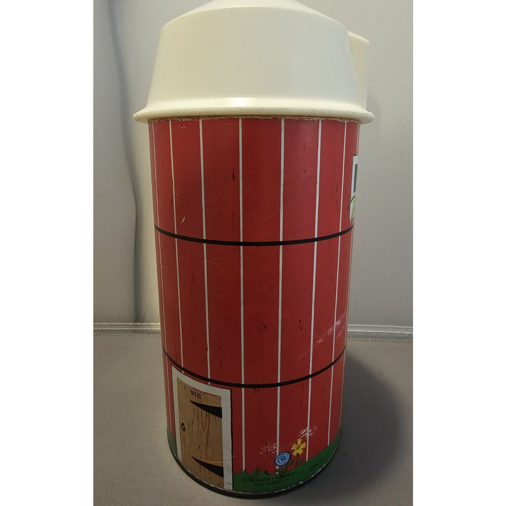 Lot of 16 Vintage 1967+ Fisher Price Little People #915 Play Family Farm w/Silo