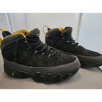 Nike Mens Air Jordan 9 Retro Black/Yellow Lace-Up Athletic Sneakers Size US 8