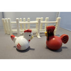 Lot of 16 Vintage 1967+ Fisher Price Little People #915 Play Family Farm w/Silo