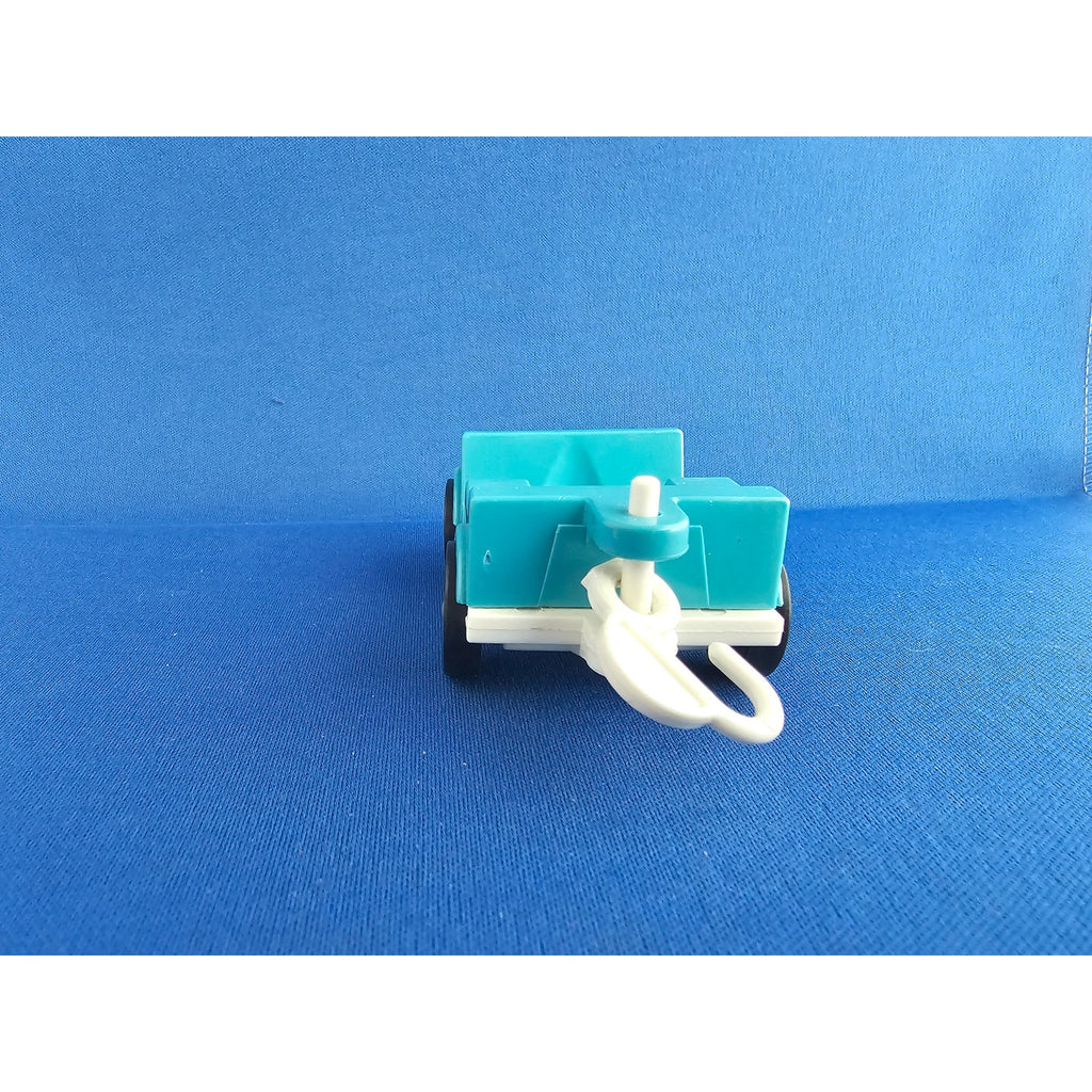 Vintage Fisher Price Little People Zoo #916 - Blue/Turquoise Single Truck/Tram