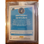Anthony Edwards 2020-21 Panini Donruss #201 - Rated Rookie - Yellow Flood (RC)