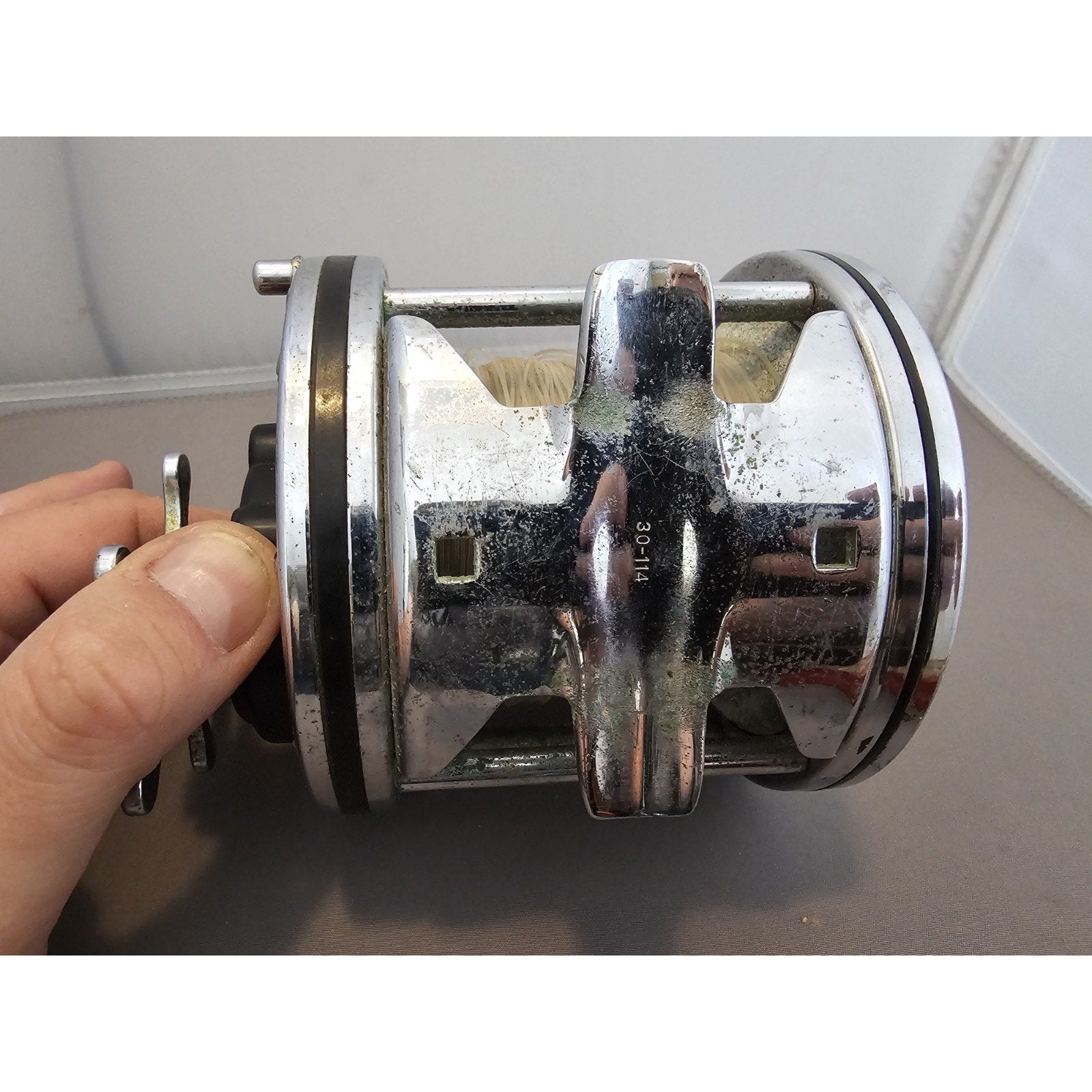 Vintage 1960's Penn Senator 6/0 114 Big Game Conventional Fishing Reel w/Wire