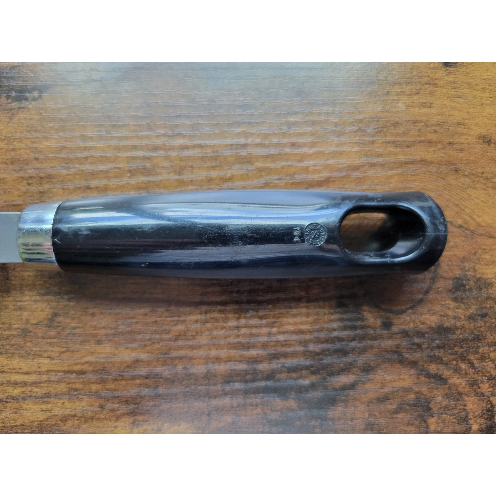 Vintage T-Fal Black Handle Metal Ice Cream Scoop