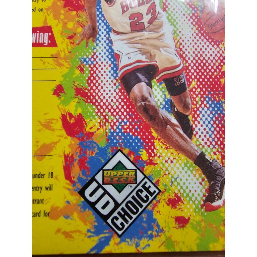 Michael Jordan 1997-1998 Upper Deck UD Choice - Draw Your Own Card - Bulls - NBA