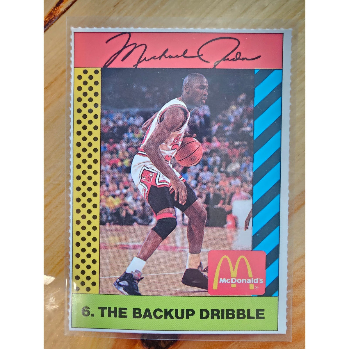 Michael Jordan 1990 McDonalds #6 The Backup Dribble - Chicago Bulls - NBA