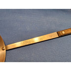 Vintage Flint Arrowhead Stainless Steel Soup Ladle w/Black Handle - USA