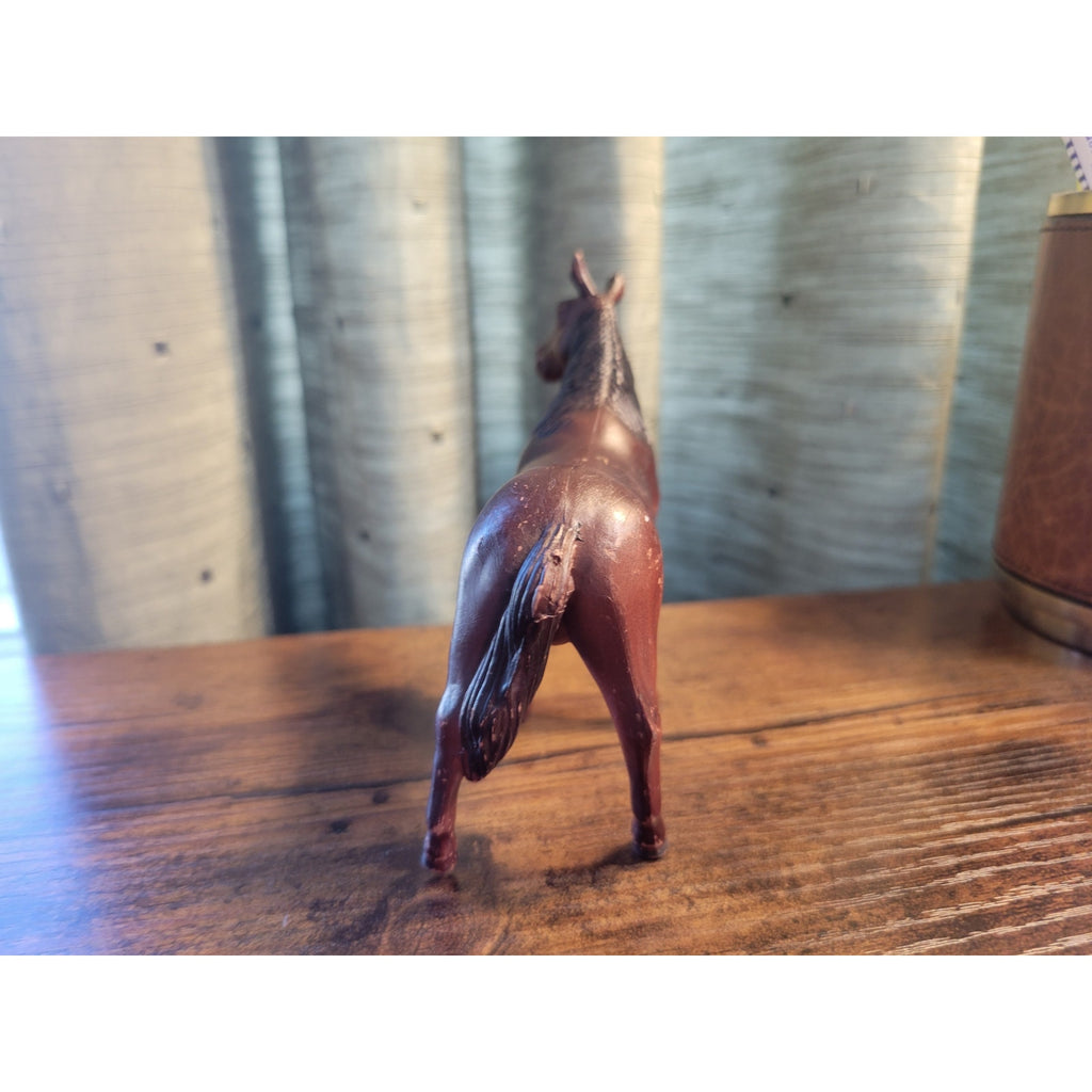 1994 TM Brown Toy Horse - Animal Figure - Farm Toy - China