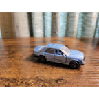 1986 Matchbox - Light Blue Mercedes Benz 300E - 1:61 - Made in Macau -Doors Open
