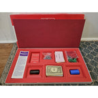 Vintage 1993 Waddingtons Monopoly 44021 - Complete Board Game w/Red Board Insert