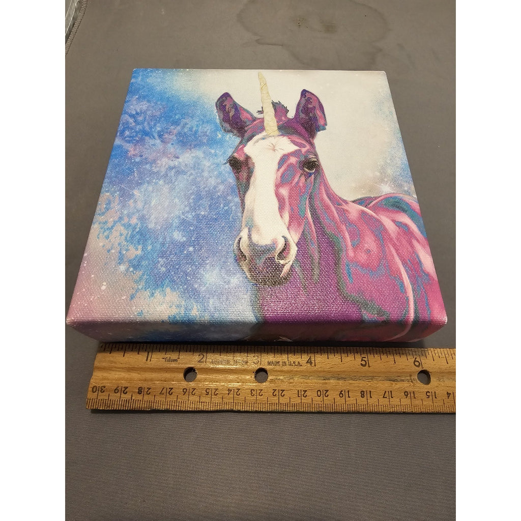 Mini Moo Canvas "Roxie" Print by Valerie Miller from Steel Cow 6"x6"