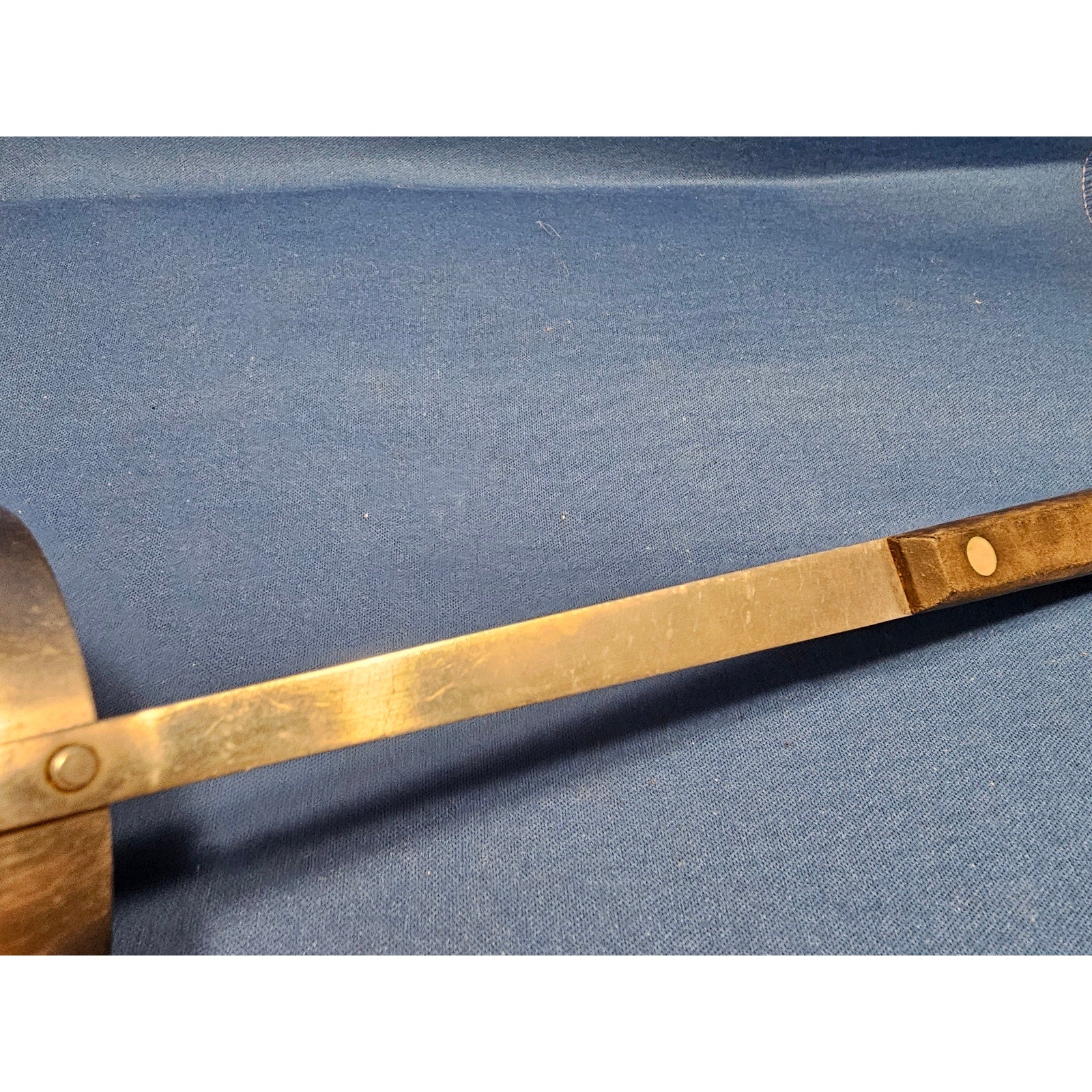 Vintage Flint Arrowhead Stainless Steel Soup Ladle w/Black Handle - USA