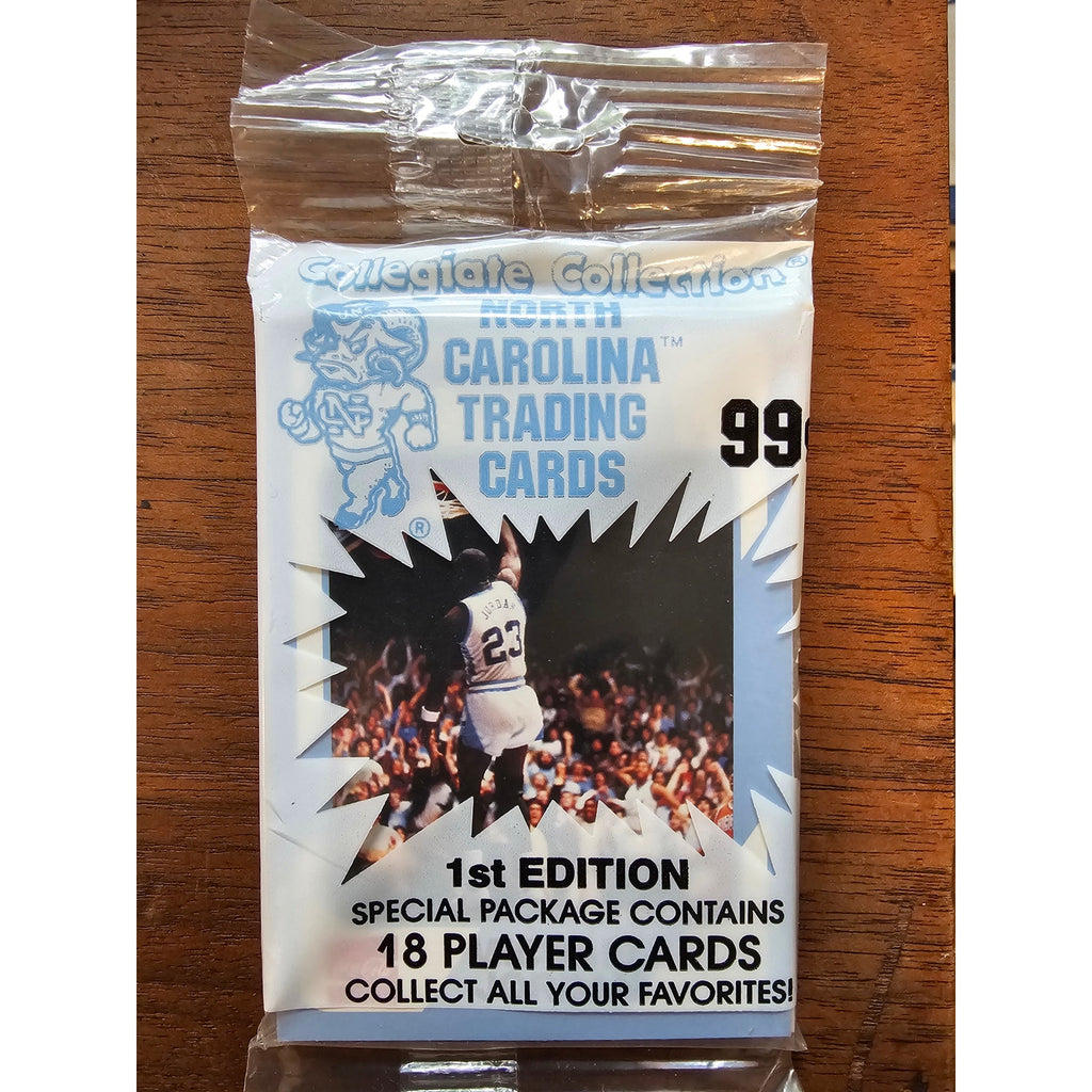 1989 Collegiate Collection - North Carolina - 18-Card Pack w/Michael Jordan #16