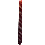 Vintage Adolfo Men's Necktie - Red w/Stripes - 54" x 3"