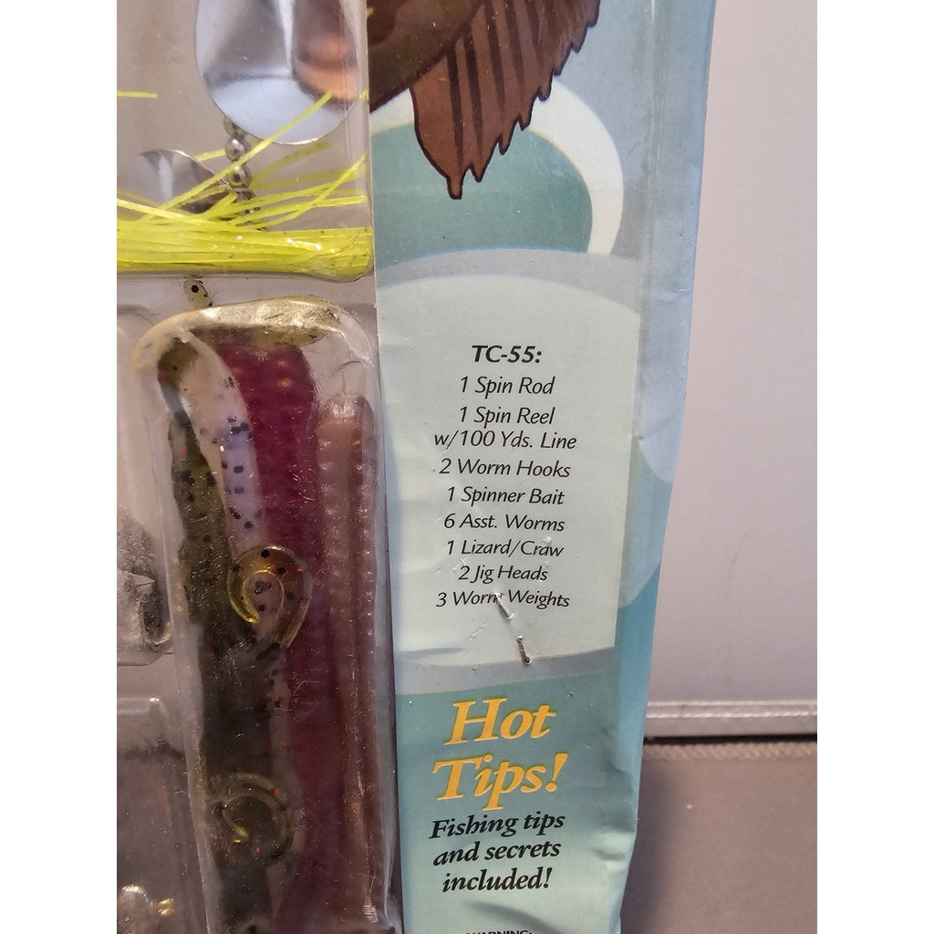 NOS Ready2Fish Bass Kit #TC-55 - Complete Fishing Outfit - 768-689
