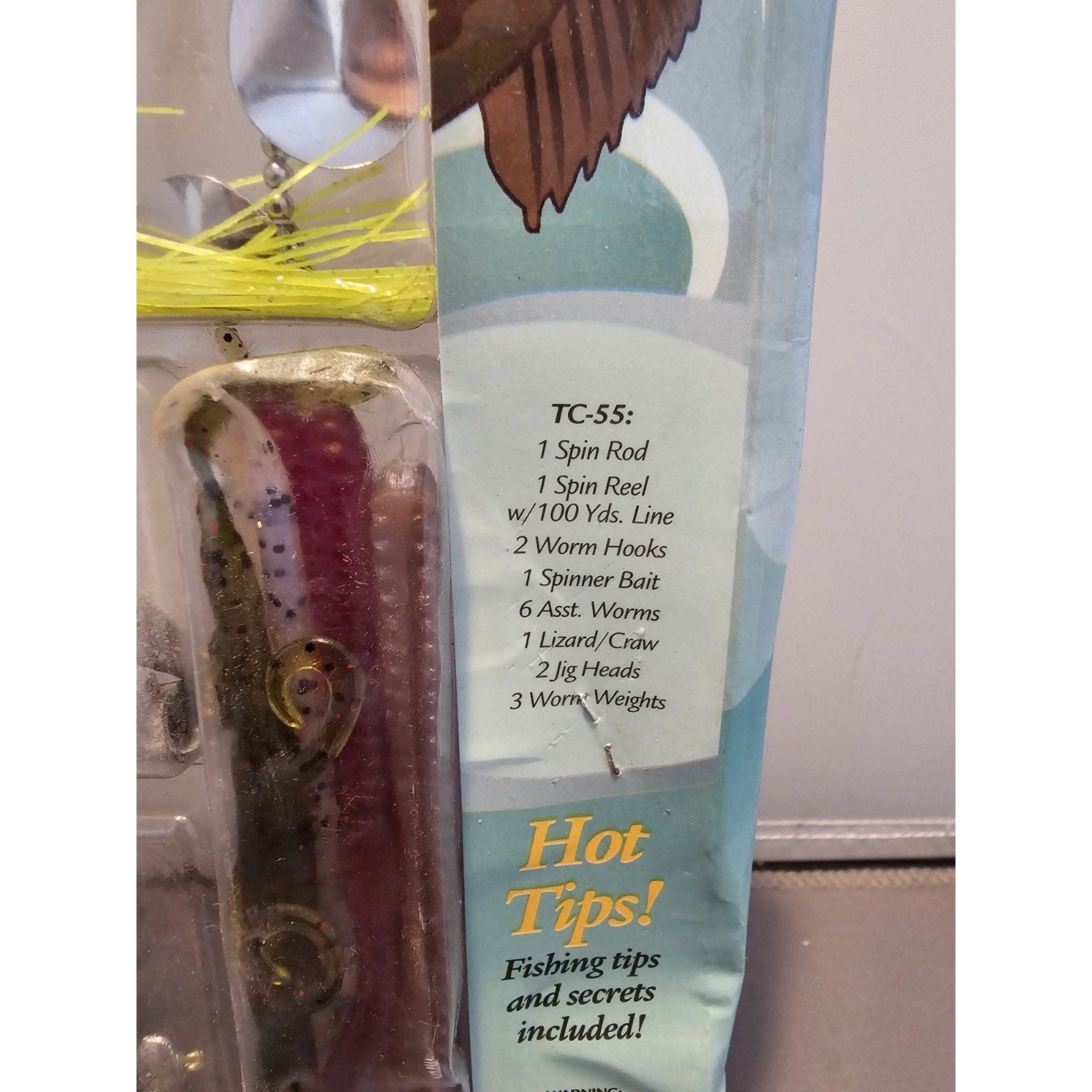 NOS Ready2Fish Bass Kit #TC-55 - Complete Fishing Outfit - 768-689
