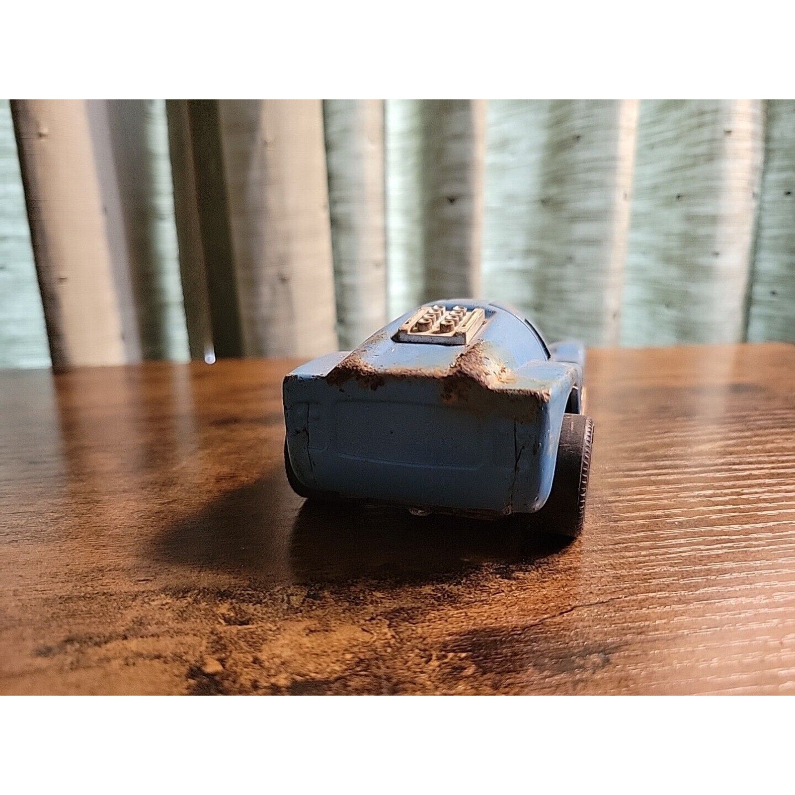 Vintage Tonka Friction Coyote Ferrari Blue Pressed Steel Car #6 - Japan Porsche