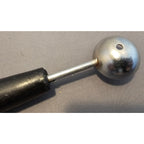 Vintage 8" Black Plastic Handled Double Ended Melon Baller/Curler