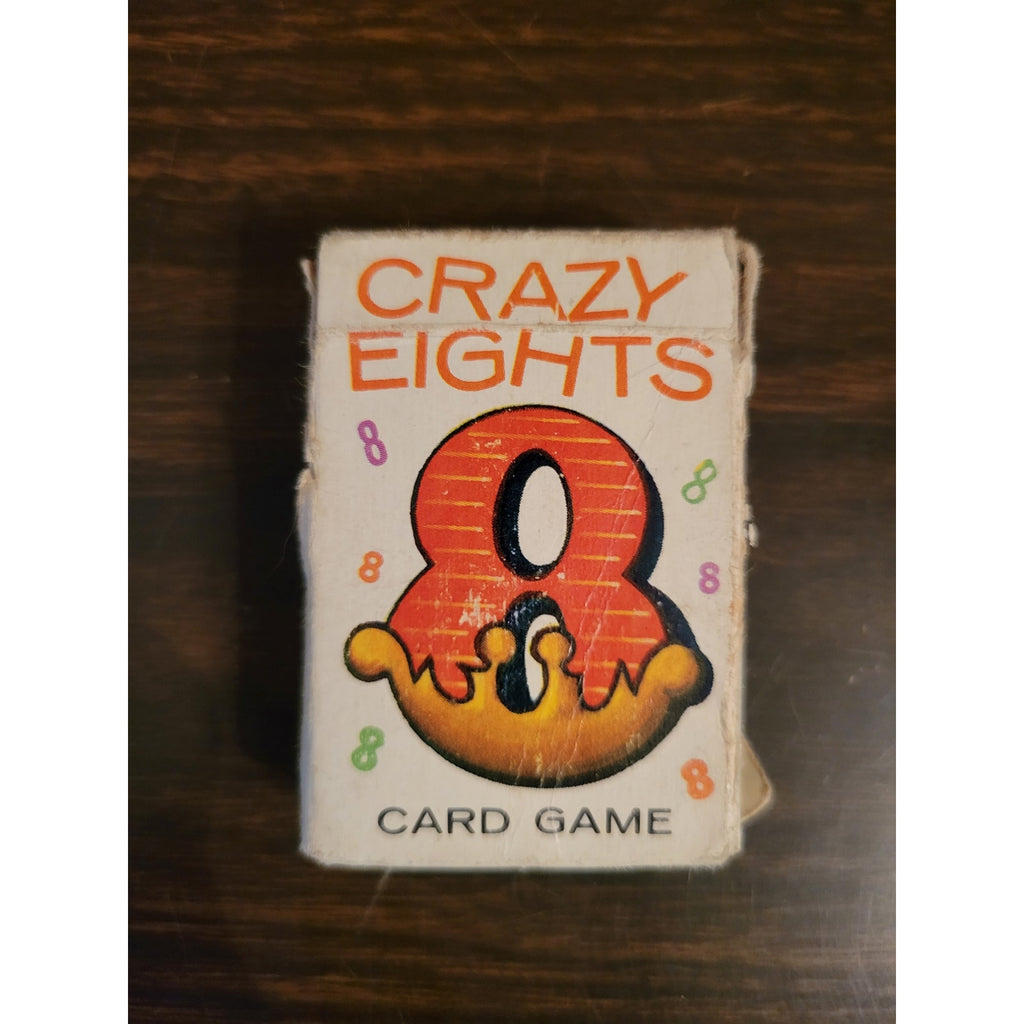 Vintage Whitman No. 3 Crazy Eights Mini Game - 43 Cards w/box instructions