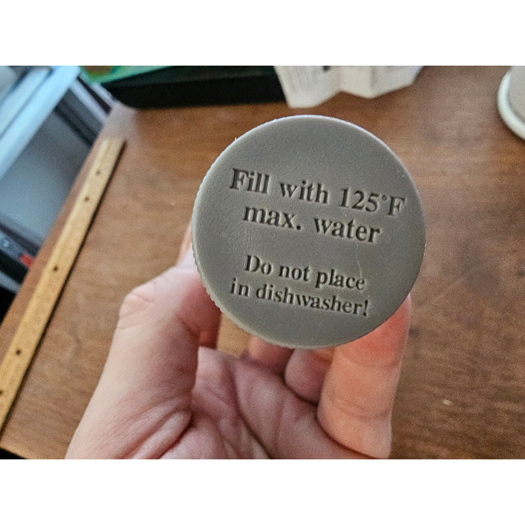 Vintage 9 in Long Aluminum Ice Cream Scoop - Water Filled Heat