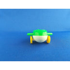 Vintage Fisher Price Little People Riders #656 -Green/White Baby Airplane FPT819