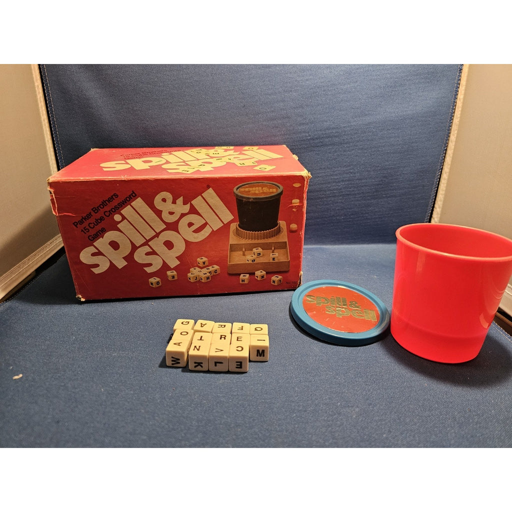 Vintage 1972 Parker Brothers #102 - Spill & Spell Dice Game - 14 Dice ONLY
