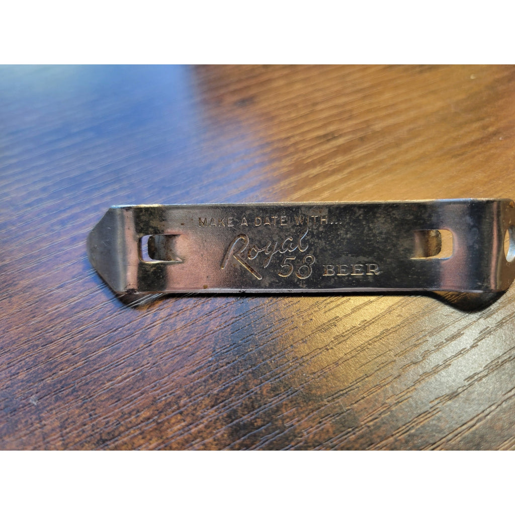 Vintage Vaughan Royal 58 Beer Bottle Opener - Treat Yourself Royally