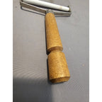 Vintage Cheese Slicer - 4" wide w/Wood Handle - Roller Style